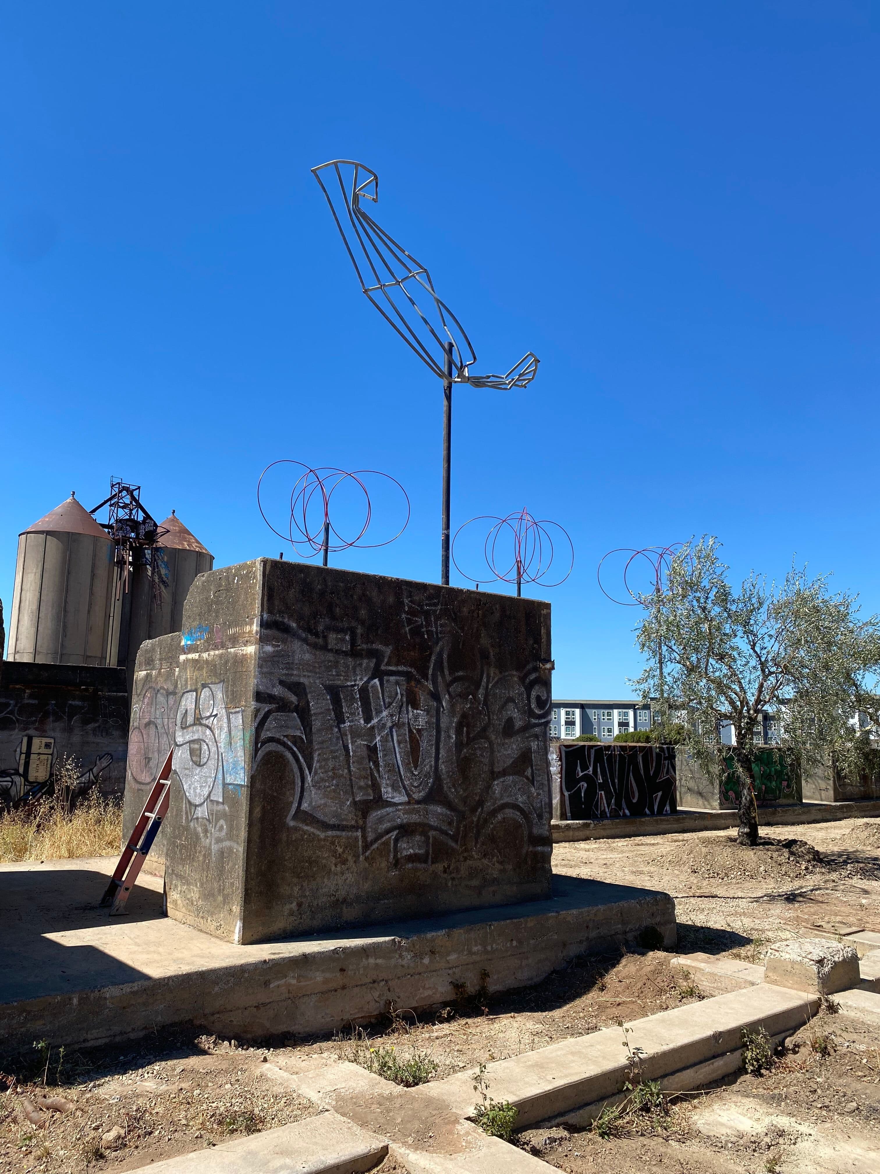 Broken Gate Sculpture